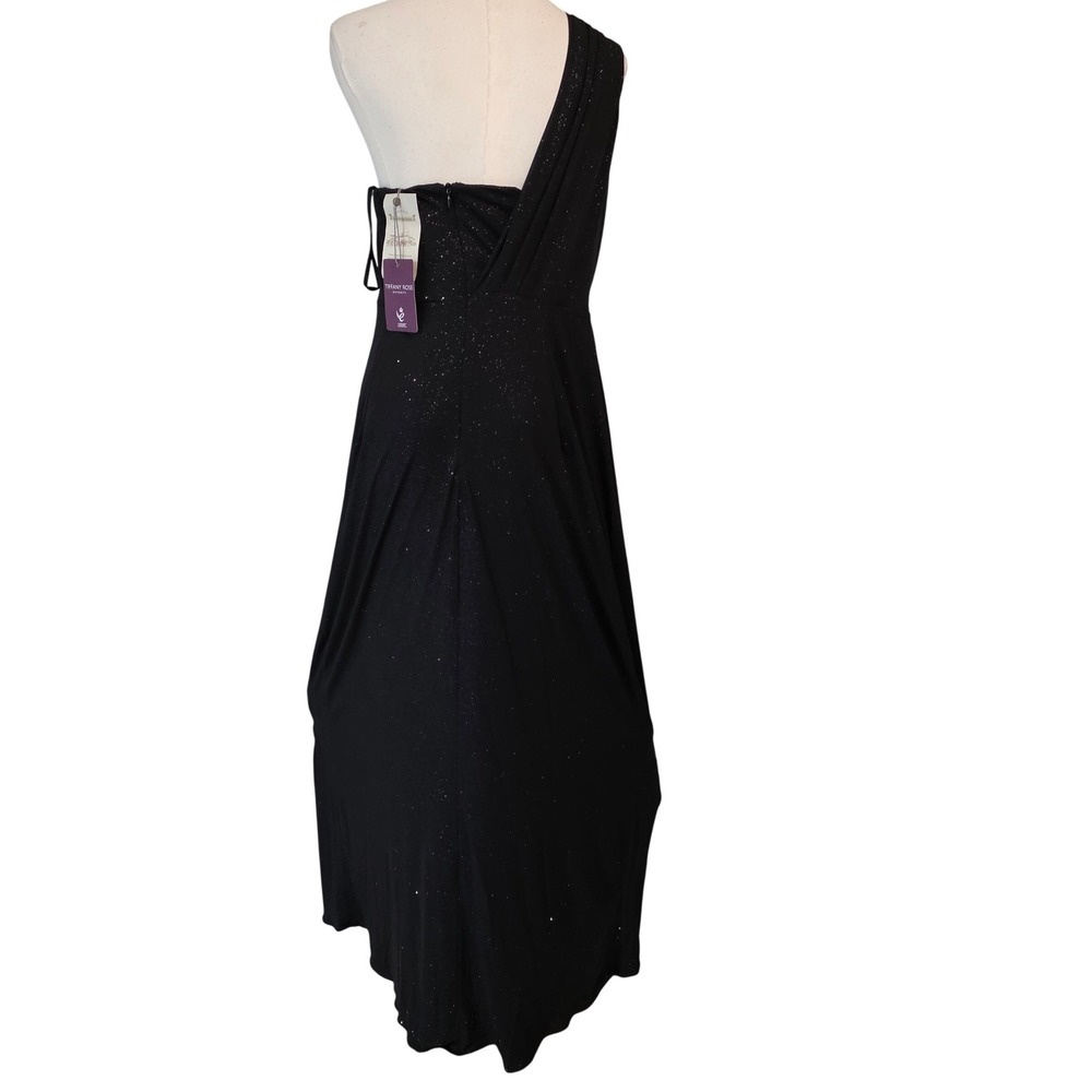 Tiffany Rose Maternity Gown Women Size 6 Black Shimmer NEW - Picture 11 of 15
